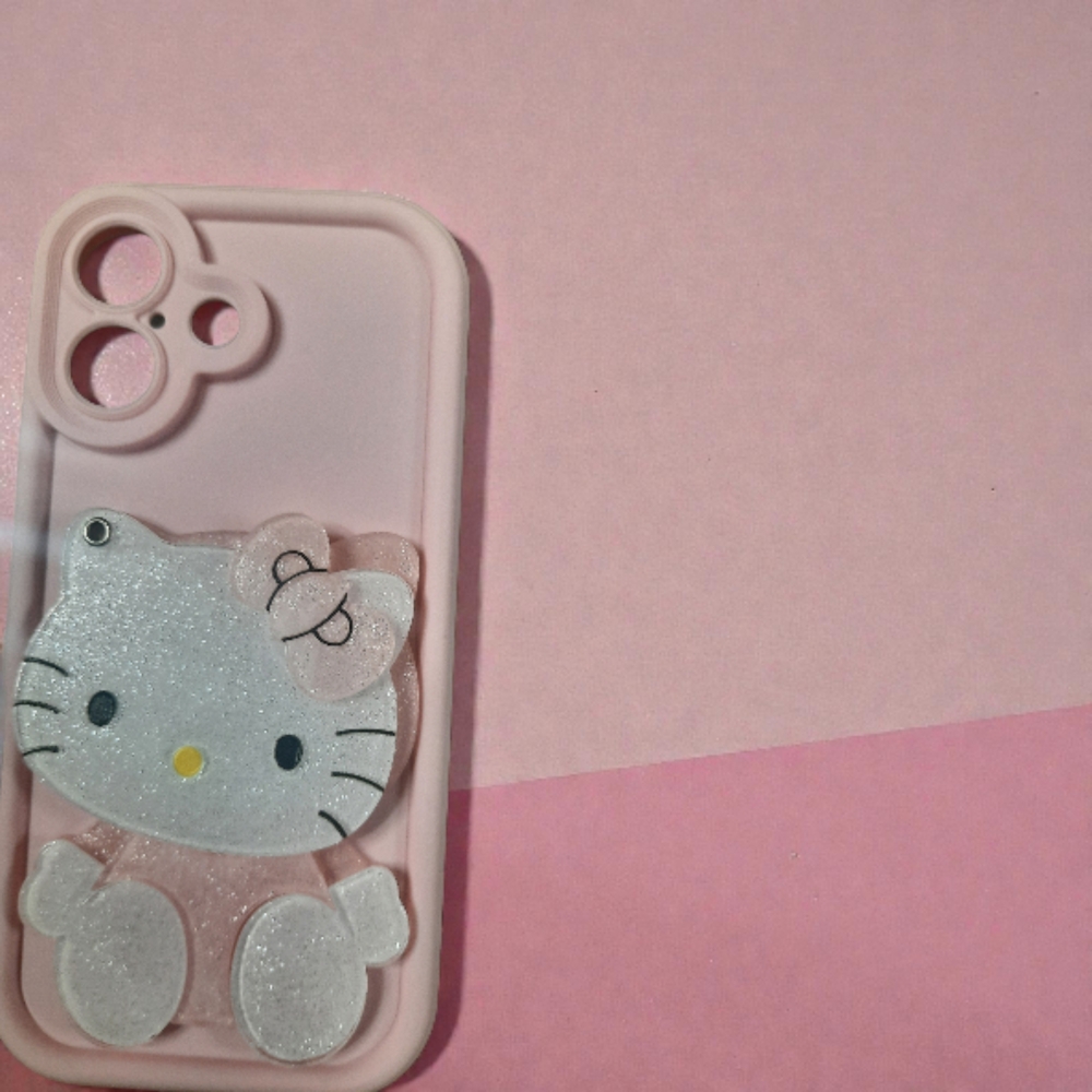 Hello Kitty Sparkle Pink IPhone17 Cell Phone Case